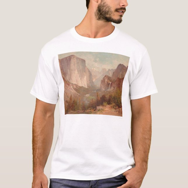 El Capitan, Yosemite, Kalifornien (0229A) Tee Shirt (Framsida)