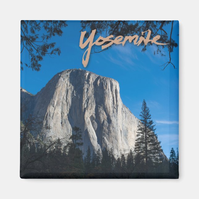 El Capitan Yosemite Magnet (Framsidan)