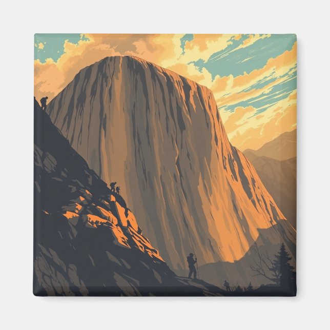El Capitan Yosemite National Park Minnessak Magnet (Framsidan)