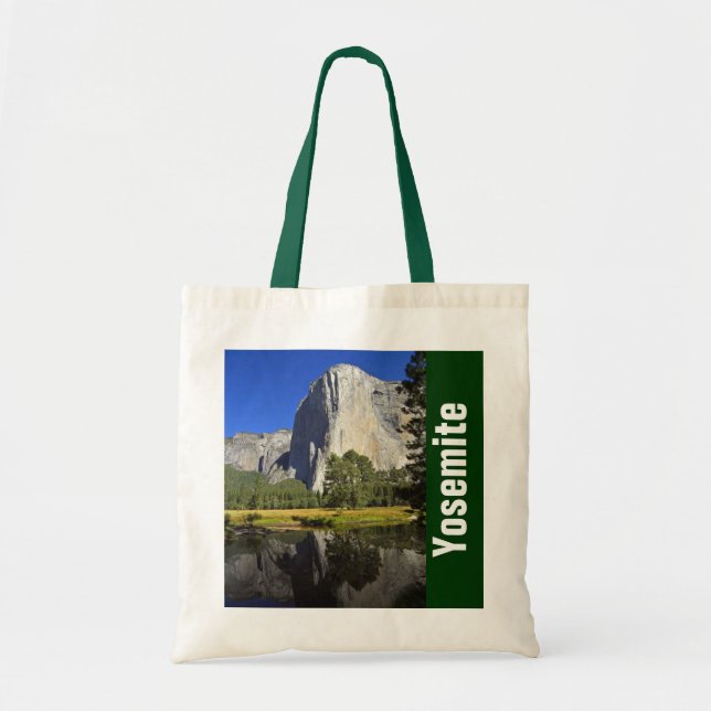 El Capitan, Yosemite National Park Tote Bag Tygkasse (Framsidan)