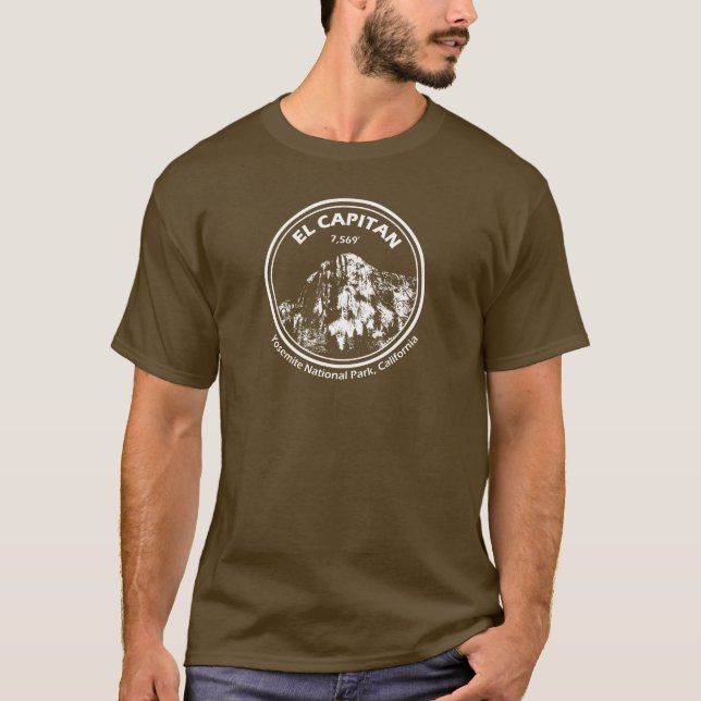 El Capitan Yosemite Shirt T Shirt (Framsida)