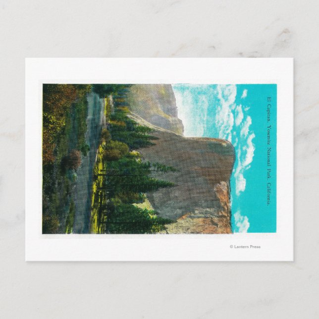 El Capitan, Yosemite ValleyYosemite, CA Vykort (Framsida)