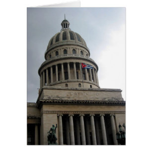 el capitolio havana hälsningskort
