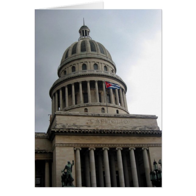 el capitolio havana hälsningskort (Framsidan)