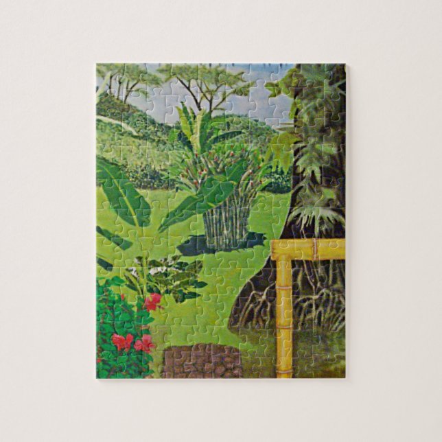 El Caribe - karibisk kusten av Costa Rica Pussel (Vertikal)