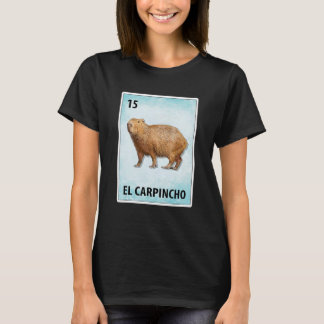 El Carpincho Mexican Capybara Cards T Shirt