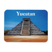 El Castillo Chichen Itza Flexible Photo Magnet