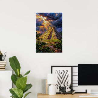 El Castillo före stormen Poster