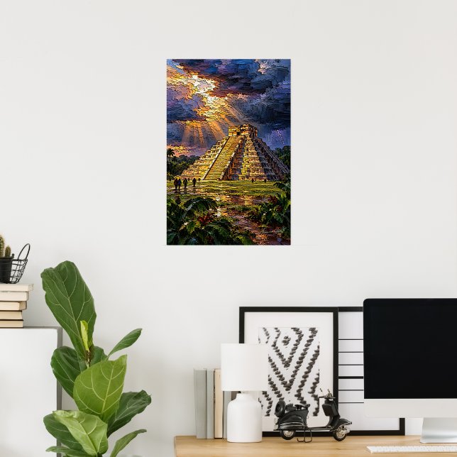 El Castillo före stormen Poster (Hemmakontoret)