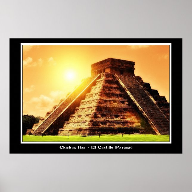 EL CASTILLO PYRAMID POSTER (Framsidan)
