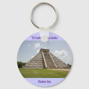 "El Castillo" (slottet) på Chichen Itza Nyckelring