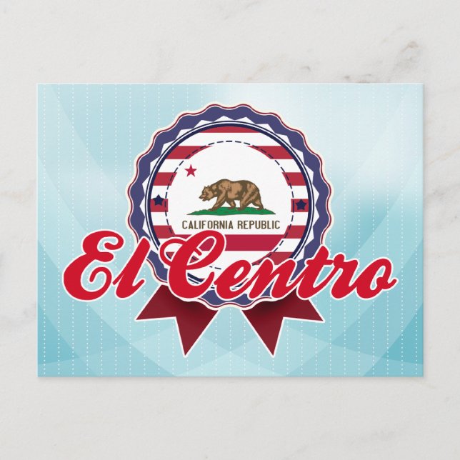 El Centro, CA Vykort (Framsida)