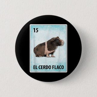 El Cerdo Flaco mexikanska skinny pig-kort Knapp