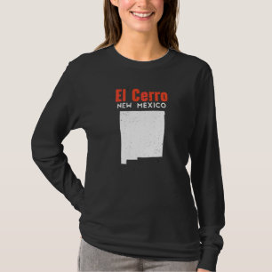 El Cerro Usa Delstat Amerika Resa Ny Mexikansk Ny T Shirt
