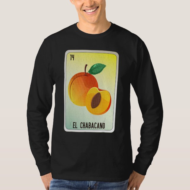 El Chabacano Mexican Slang Lottery Bingo Cards T Shirt (Framsida)