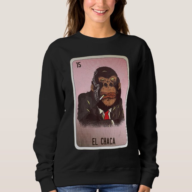 El Chaca Mexican Slang Lottery Bingo Cards T Shirt (Framsida)