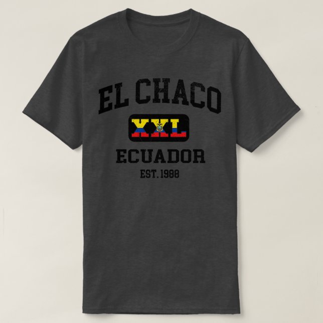 El Chaco Ecuador XXL Athletic design T Shirt (Design framsida)