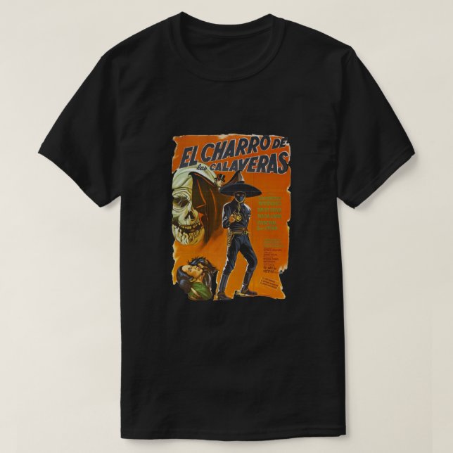 El Charro De Las Calaveras Classic T Shirt (Design framsida)
