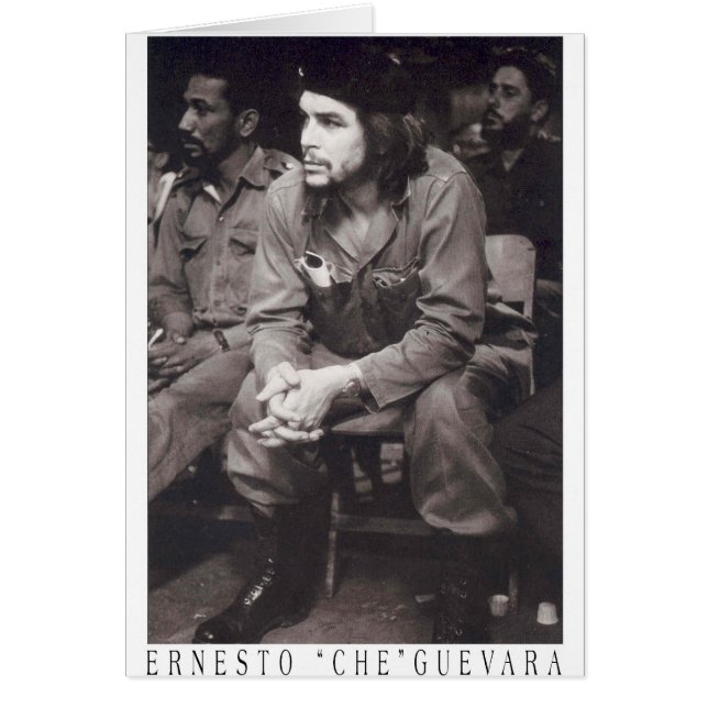 El Che Guevara Hälsningskort (Framsidan)