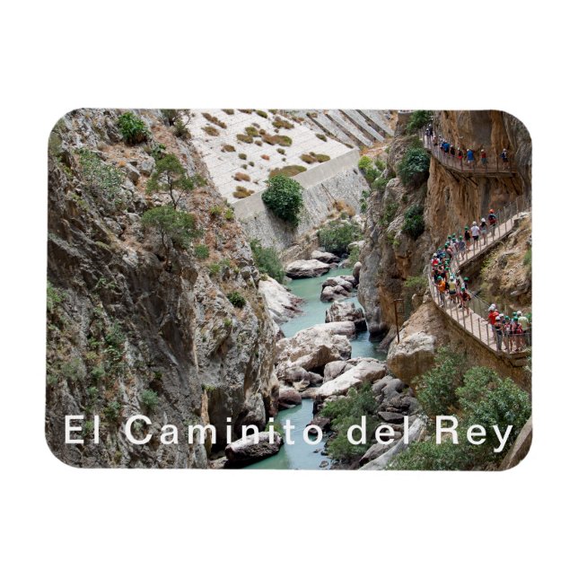 El Chorro - El Caminito del Rey. Visa 1. Magnet (Horisontell)