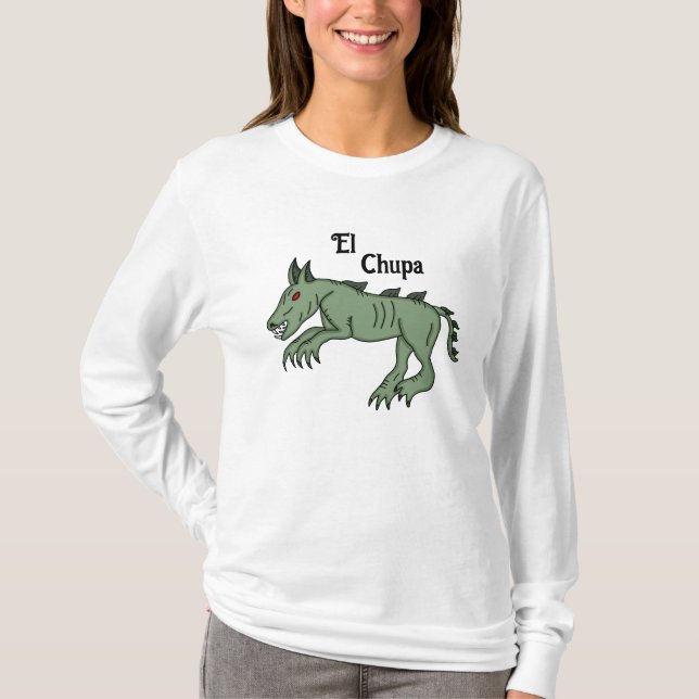 El Chupa | Chupacabra T Shirt (Framsida)