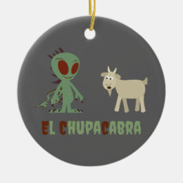 El-Chupacabra Julgransprydnad Keramik