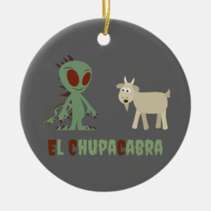El-Chupacabra Julgransprydnad Keramik