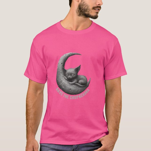 El Chupacabra Mythical Beast Cryptozoology Cryptid T Shirt (Framsida)