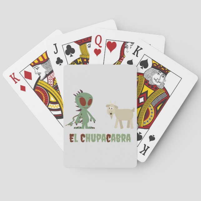 El Chupacabra Spelkort (Baksidan)
