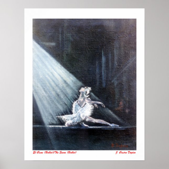 El Cisne (Ballet)/The Swan (Ballet) Poster (Framsidan)