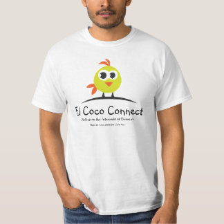 El-cocoen förbinder - Elcoco.co-logotypskjortan T-shirt