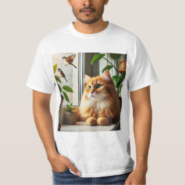 El Compañero Ideal: Gato en Casa T Shirt
