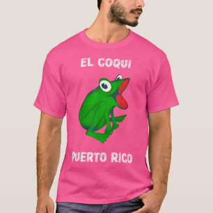 El Coqui Puerto Rico Frog T Shirt