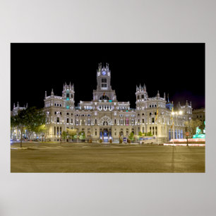 EL Correo Byggande Madrid Spanien Poster