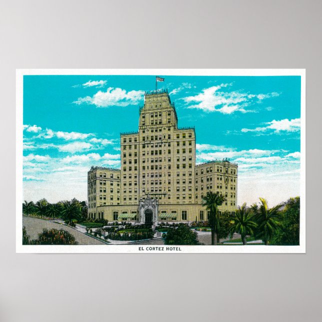 El Cortez Hotel i San Diego, CASan Diego, CA Poster (Framsidan)