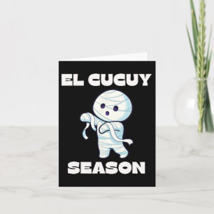 El Cucuy-säsong - luddig spanska Halloween Mexican Kort
