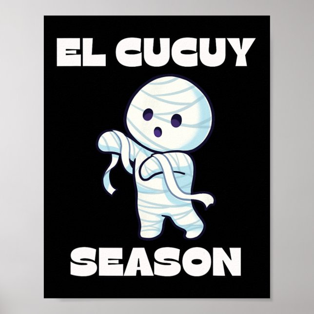 El Cucuy-säsong - luddig spanska Halloween Mexican Poster (Framsidan)