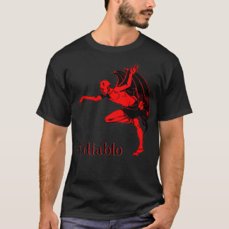 El Diablo Devil Satan Demon spanish scary hallowee T Shirt