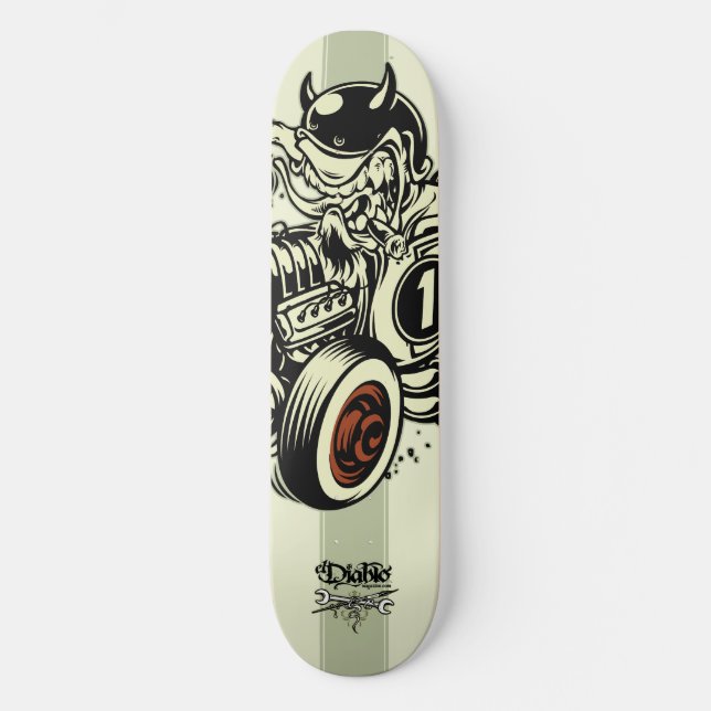 El Diablo Hot Rod ; El Diablo Mag | Skate Deck (Framsida)