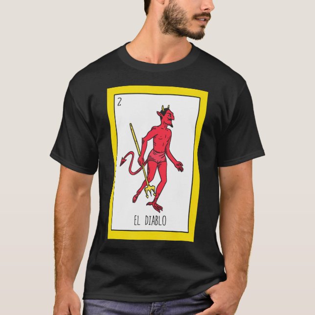 El Diablo-kort T Shirt (Framsida)