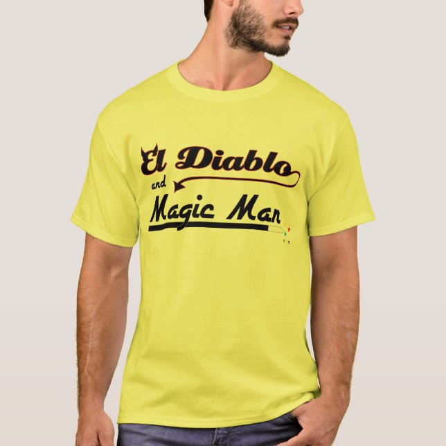 El Diablo och magisk man Tee (Framsida)