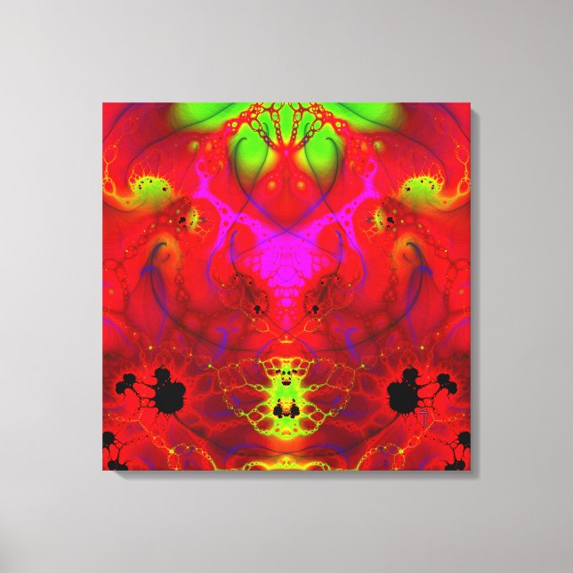 El Diablo: Utskriften av den omformade kanvas i Dj (Framsida)