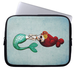 El Diameter de Muertos Sjöjungfru Laptop Sleeve