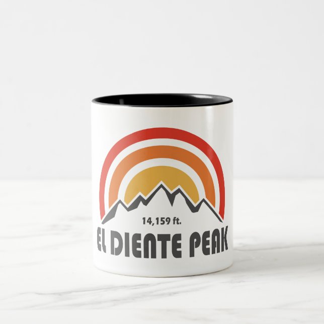 El Diente Peak Två-Tonad Mugg (Center)