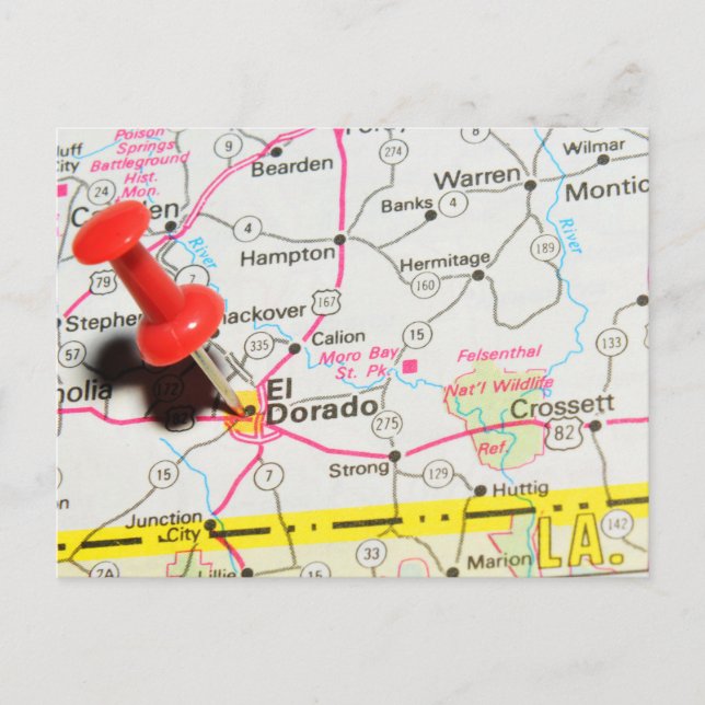 El Dorado, Arkansas Vykort (Framsida)