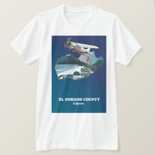 El Dorado County California karta T Shirt