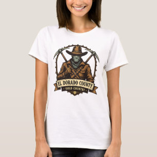 El Dorado County Guld Land - Bandit badge T Shirt