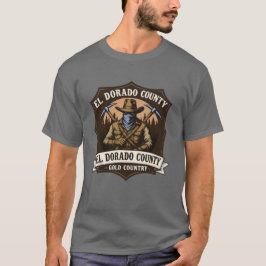 El Dorado county Outlaw Bandit Design T Shirt