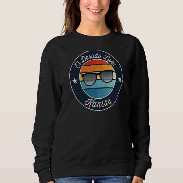 El Dorado Sjö Kansas Souvenir T Shirt (Framsida)