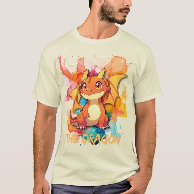 el dragon t shirt (Framsida)
